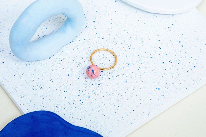 BAGUE PERLE CERAMIQUE