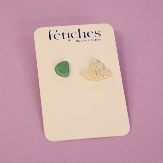 Puces asymetriques ceramique Modele 3