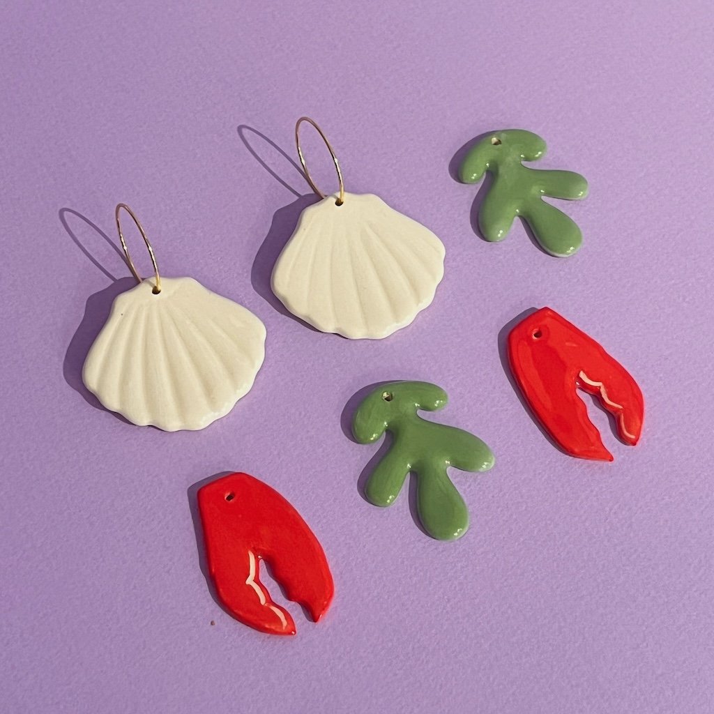 Atelier boucles d oreilles cermaique Fetiches à Lyon