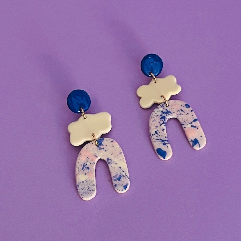 Atelier boucles d oreilles cermaique Fetiches à Lyon